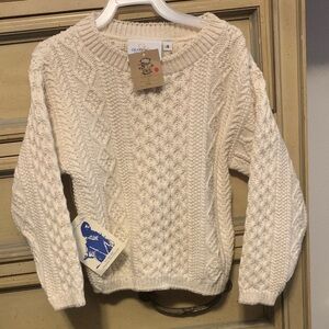 Gloria Vanderbilt Ivory Cable Knit Sweater
